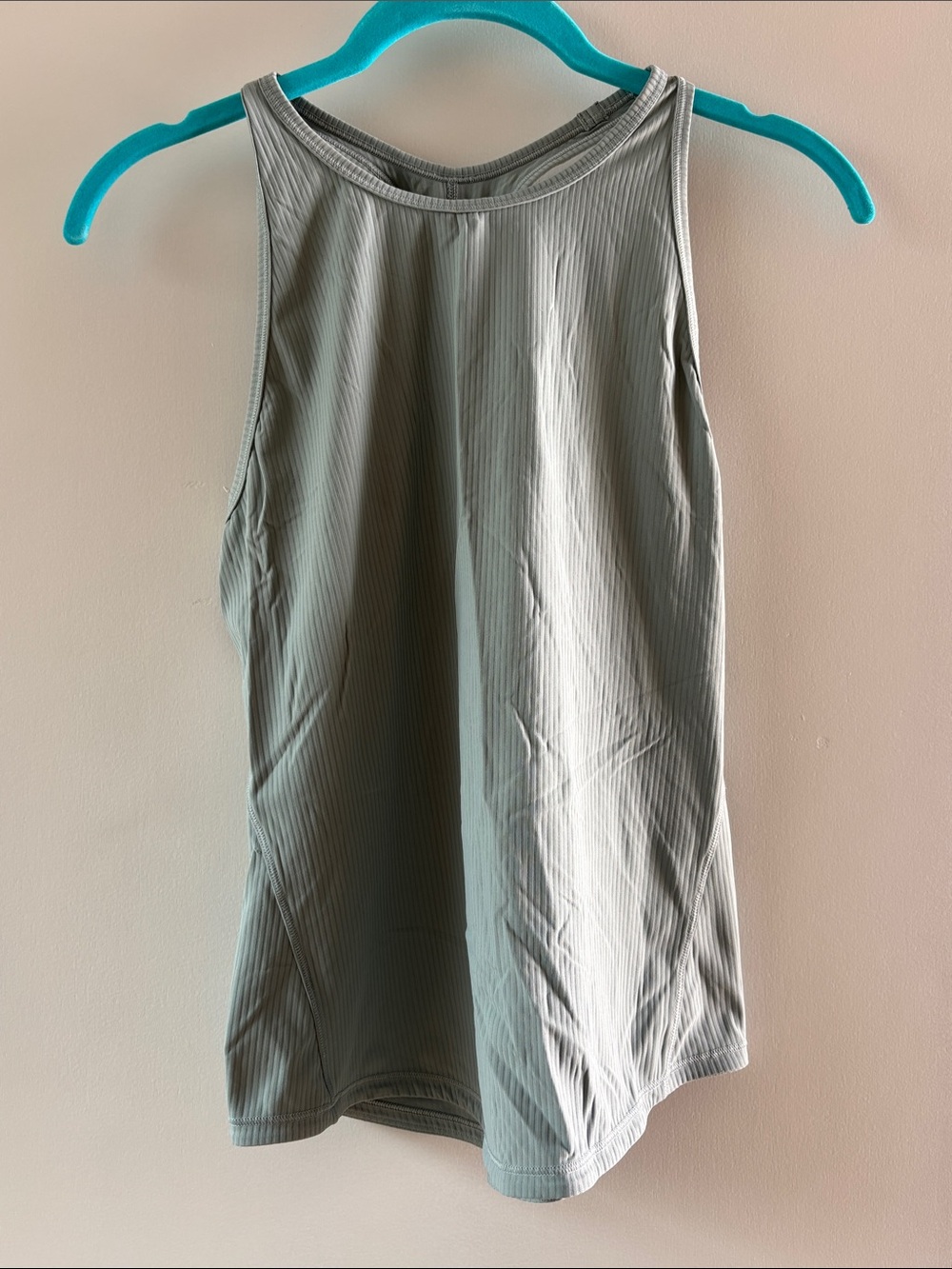 lululemon athletica Ribbed High-Neck Tank Top - Sage Green